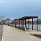 Террасная доска ДПК для парковой зоны на берегу реки